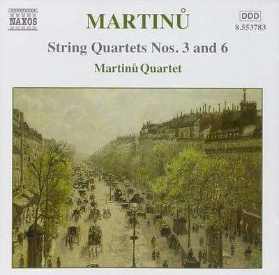 Martinu Quartet - Martinů: String Quartets Nos 3 & 6 (CD)