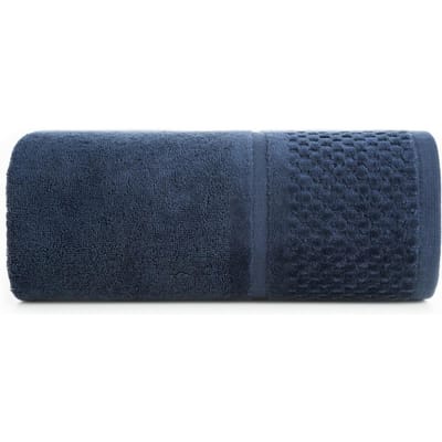 Luxe Katoenen Badhanddoek IBIZA 70x140cm - 550g/m² - Marineblauw