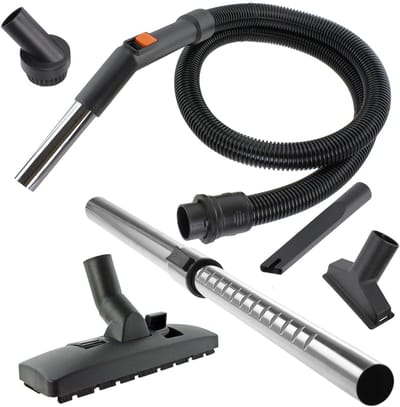 Stofzuiger Accessoireset - Verlengslang Kit - Grondig Schoonmaken - Verstelbare Telescoopbuis - 56-94cm - Chroom