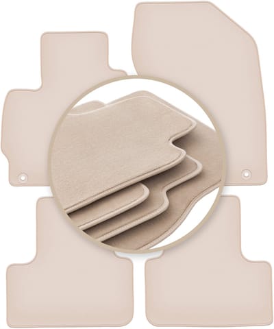PREMIUM beige vloermatten voor: Citroen C4 Aircross crossover 2012-2017
