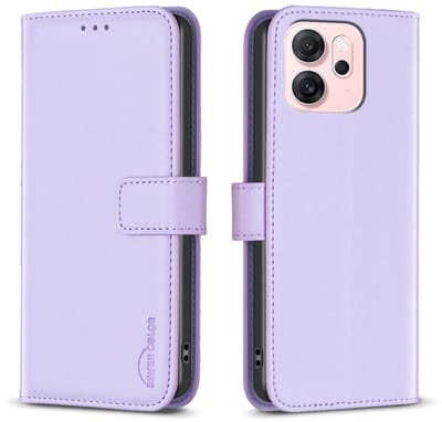 BINFEN Hoesje - Geschikt voor OPPO Reno14 F / FS Hoesje - BINFEN Color Book Case - Lavendel