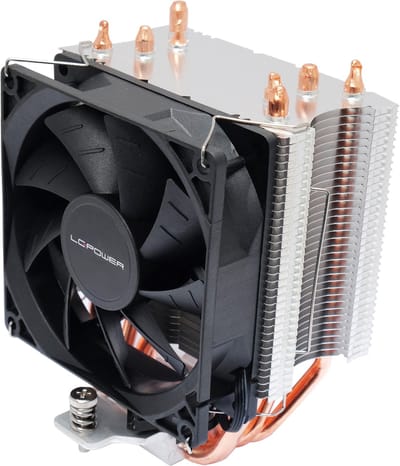 CPU Koeler voor Intel LGA 1150/1151/1155/1156/1200/1700/1851 - AMD AM4/AM5 - 92 mm Fan - TDP 165W - 48,5CFM - 26,8 dB(A) - 600~2,200 RPM - 4 Pin PWM