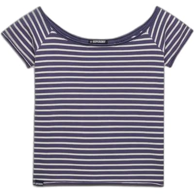 Bardot top T-shirt met blote schouders voor dames Superdry