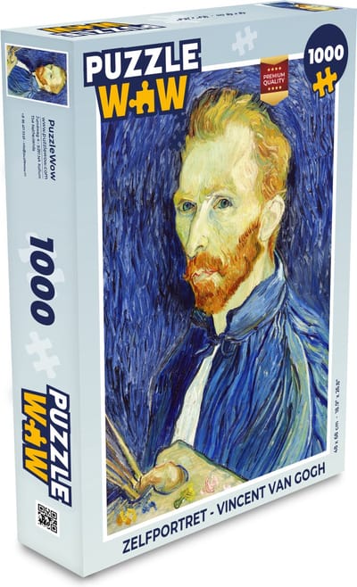 Puzzel Zelfportret - Vincent van Gogh - Legpuzzel - Puzzel 1000 stukjes volwassenen