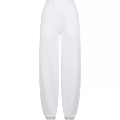 Urban Classics - Fluffy Dames joggingbroek - 3XL - Wit