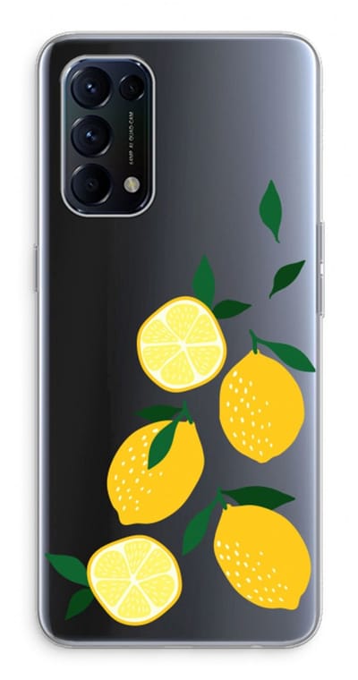 Case Company® - Hoesje geschikt voor Oppo Find X3 Lite hoesje - You're my lemon - Soft Cover Telefoonhoesje - Bescherming aan alle Kanten en Schermrand