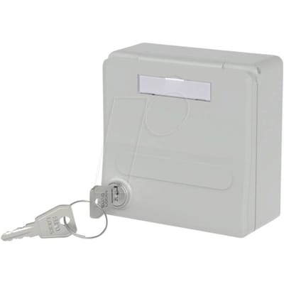 Metz Connect Modul-Unterputz-Gehäuse mit Klappdeckel und Schloss Behuizing Opbouw (op muur)