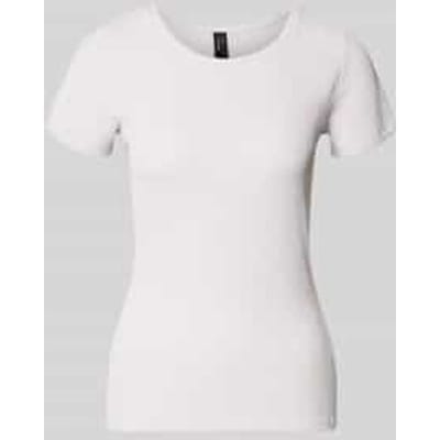 T-shirt met labeldetail
