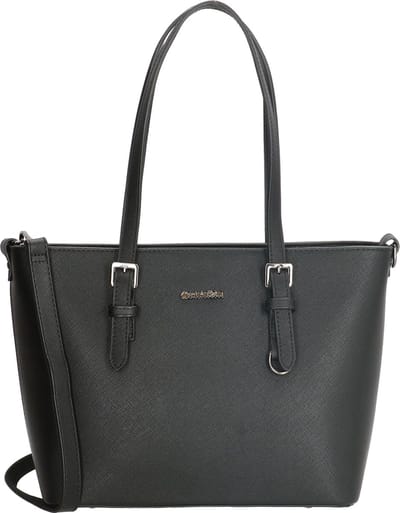 Charm London Birmingham Medium Hand & Schoudertas - Dames Tas - 33 x 23 x 12 cm - Vegan Leer - Tote Bag - Dames Tas - Zwart