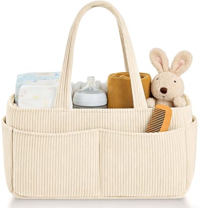 Organizer, Draagbare Aankleedmand Met Uitneembare Vakken, Babyluierhouder Voor Op De Commode, Kraamcadeau, Auto Organizer, Luierorganizer Voor De Babykamer