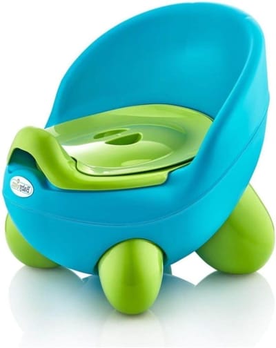 Potje met Rugleuning - Kindertoiletbril Trainer - Zindelijkheidstraining Kind - Uitneembaar Binnendeel - 25 x 25 x 28 cm