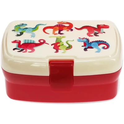 Lunchboxen en andere opbergers voor kinderen Rex London Dinosaur With Tray