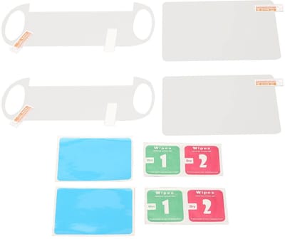 Dailygoods- Screenprotector 9H-hardheid - Gehard Glas - Achterkant - Krasbestendig - Gameconsole - Eenvoudig te gebruiken - Compleet met 2 stuks