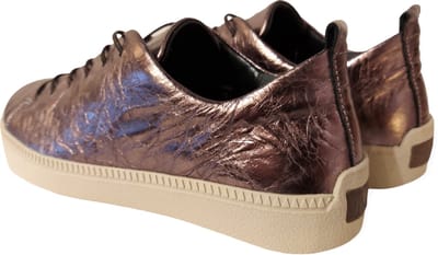 Think! Turna Veterschoenen 3-000227-3030 Taupe Metallic Combi