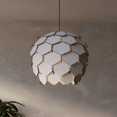 EGLO Hanglamp Mattanza met grijze kap