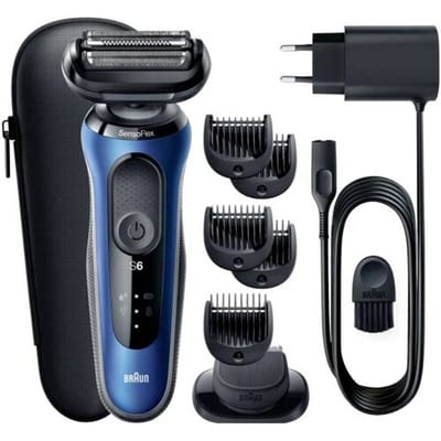 Braun Series 6 61-B1500s EasyClick 81770300 Folie-scheerapparaat Blauw