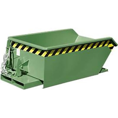 Kiepbak Bauer Mini type MGU 230, hoogte kiepzijde 350 mm, groen