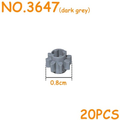 Ketting Tank Riem Technische Componenten Rupsbanden Vrachtwagen Auto Tandwiel Set Bouwstenen MOC Bulk Baksteen Speelgoed 3711 88323 57520 24375 gray