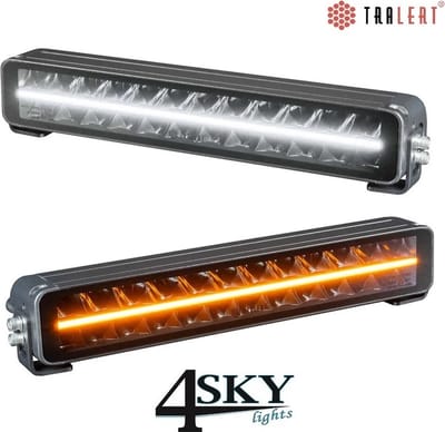 Led bar Nemesis XL 370 duo-color dag-rijverlichting drukwaterdicht IP69K ECE gecertificeerd