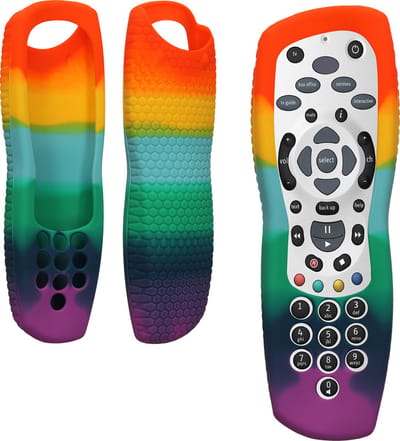 kwmobile hoes geschikt voor Sky Plus HD / SKY+ HD - Siliconen anti-slip hoes voor afstandsbediening in meerkleurig
