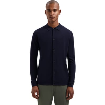 Dstrezzed Ds_destin Poloshirt Dk. Navy Größe: XXL | Longsleeves Outlet | Herren | Blau