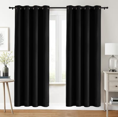 Kant-en-klare gordijnen - thermisch geïsoleerd - set van 2 - 135x240 cm - polyester