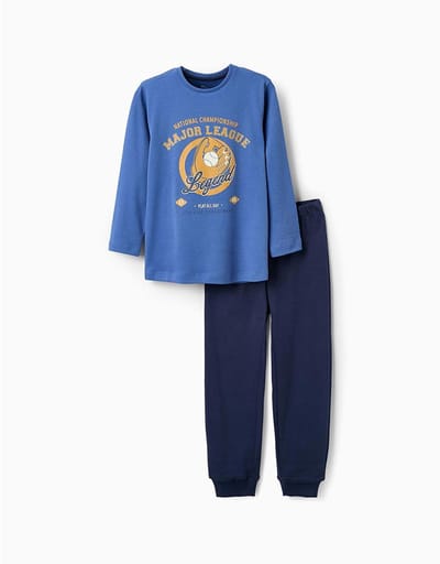 Zippy Zkbun0101 Pyjama Met Lange Mouwen Blauw 4-5 Years Jongen