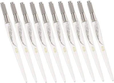 10 Eyebrow Microblading Pen Hand Machine voor Natuurlijke Wenkbrauwen en Precisie Tekenwerk