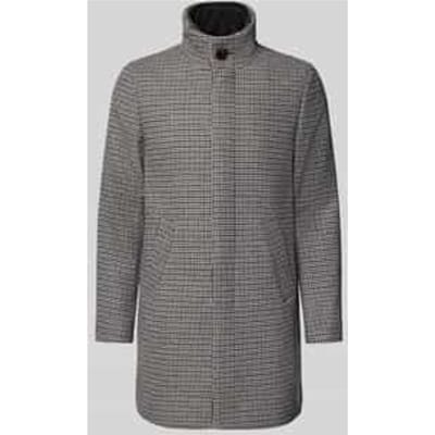 Slim fit lange jas met wol, model 'HARVEY'