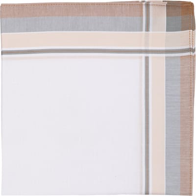 Tiseco Luxe Herenzakdoeken Set - 3 Stuks 42x42cm - 100% Indiantan Katoen - Elegantie en Kwaliteit voor de Moderne Man