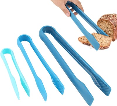 Keuken Tangen Set van 3 Stuks, 6/8/10 Inch Plastic Tangen voor Brood, Vlees en Salades - Ideaal voor Barbecue, Buffet en Kamperen