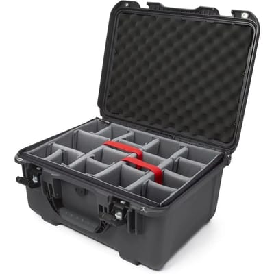 Nanuk 933 Case with padded divider - Graphite - Waterdichte koffer