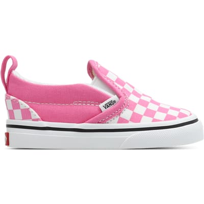 Instappers Vans Slip-On V COLOR THEORY CHECKERBOARD Pink Fizz