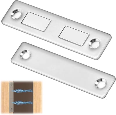 Ultra-Dunne Magnetische Sluiting voor Meubels, Set van 2, Zelfklevende Magneten voor Kastdeuren en Ladefronten