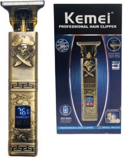 Professionele Tondeuse KEMEI Universele Trimmer voor het knippen van haar, baard en snor