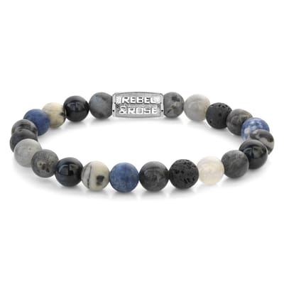 Rebel & Rose Mountain High Armband RR-80114-S – Blauw Edelsteen
