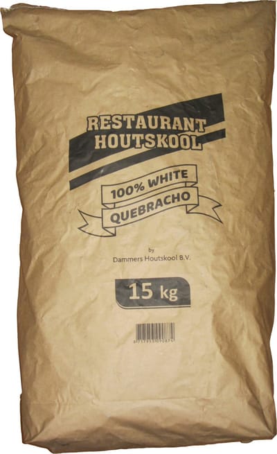 Dammers Houtskool Quebracho 15kg