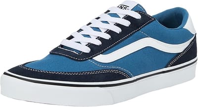 VANS Men´s Brooklyn LS Sneaker Low Top Shoes VN000D7QBNV Blue / White