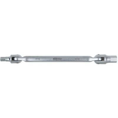 Olieonderhoudssleutel zeskant voor achterasdifferentieel, 10 x 14 mm KS Tools 150.9225