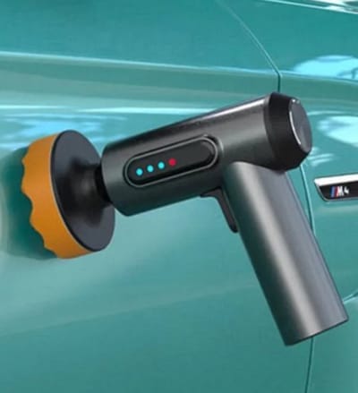 Draadloze Auto Polijstmachine - Krachtige Draadloze Polijstmachine voor Auto's - Professionele Auto Polijsten en Waxen - Handige Draadloze Wax Polijstmachine voor Thuisgebruik - Hoogwaardige Auto Polijstmachine voor Perfecte Glans