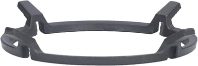 Gietijzeren Pannenhouder - Wokring Vierklauw - Stabiel Koken - Roestvrij en Vervormt Niet - 17.8 cm Buitendiameter - Zwart