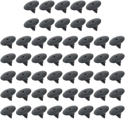 Dailygoods- Bevestigingsklemmen 50x - Kunststof - Compatibel met Renault Clio/Megane/Scenic/Trafic - Duurzaam - Zwart - MPN: 7703077435 - Autoklemmen