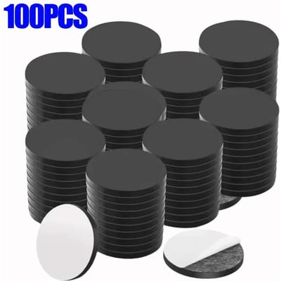 10050 Pièces Feuille Magnétique Souple Auto-adhésive Disque Mini Rond Flexible Autocollants Bricolage Autocollant Frigo Artisanat Pos Fournitures de Bureau