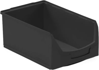 Alpac Magazijnbak - Opbergbak - 500 x 310 x 200 mm - 22L - Zwart
