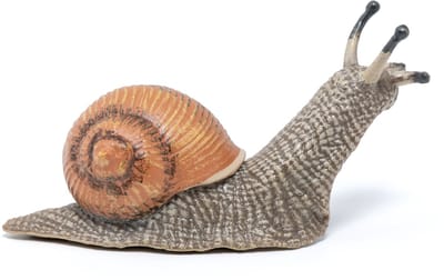Speelfiguur - Slak met huisje - 6,5x3,5x2cm