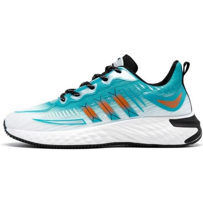 Herenschoenen voor de herfst Nieuwe Ademende Dunne Mesh Trendy Veelzijdige Zachte Zool Hardloopschoenen Sport en Casual Papa Schoenen 44 groen