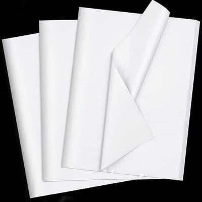 120 Vellen Wit Tissuepapier (50x35 cm) - Inpakpapier voor Cadeaus, Knutselen en Decoratie