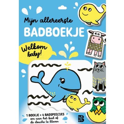 Mijn Allereerste Badboekje - Welkom Baby! - Mijn Allereerste Badboekje