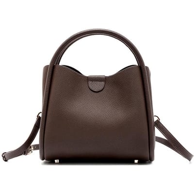 Echt Leer High-end Wateremmer Tas Toplaag Koeienhuid Dames Nieuwe Lente Veelzijdige Schoudertas Crossbody Tas Handbagage Mand gray