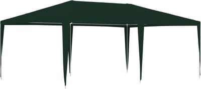Waterdichte Partytent - Feest Tarp - Buitenfeesten Organiseren - Robuust Frame - 4 x 6 m - Groen